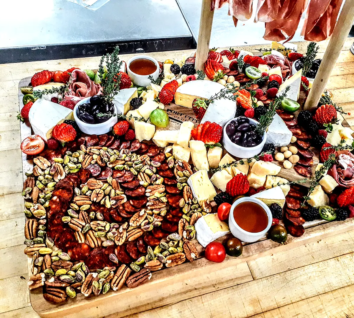 Grazing and reception table
